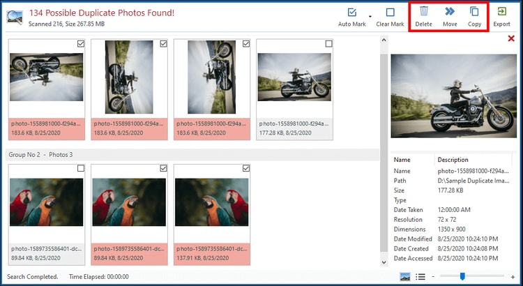 Delete Option To Remove All The Duplicate Images delete option to remove all the duplicate images