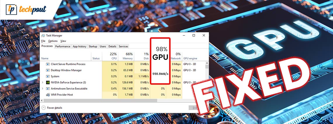 Desktop Window Manager High GPU in Windows Desktop Window Manager High GPU in Windows