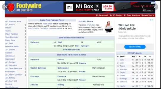 Watch Live Sports Games With Footy Wire Watch Live Sports Games With Footy Wire