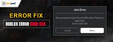 How to Fix Roblox Error Code 524