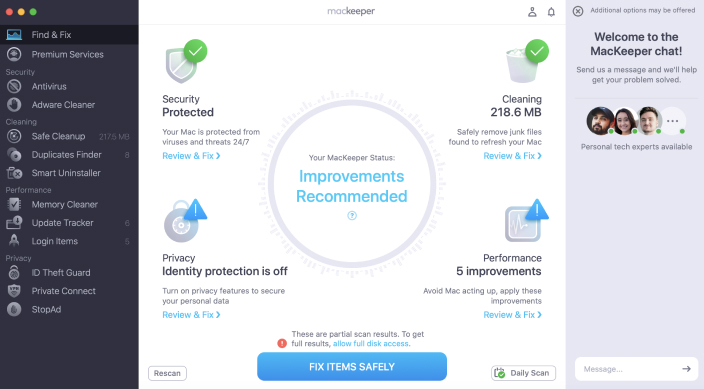 MacKeeper - Uninstaller for Mac