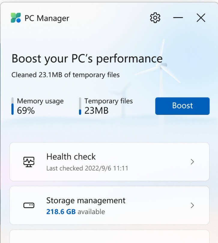 Microsoft PC Manager