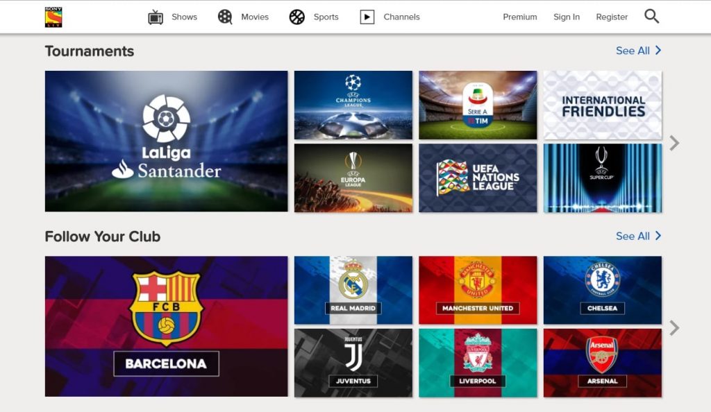 SonyLIV - Sports Streaming Site SonyLIV - Sports Streaming Site