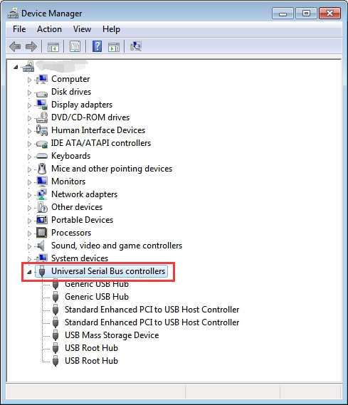 Universal Serial Bus controller option