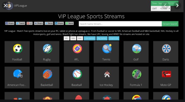 VIP League - Top Sports Streaming Site VIP League - Top Sports Streaming Site