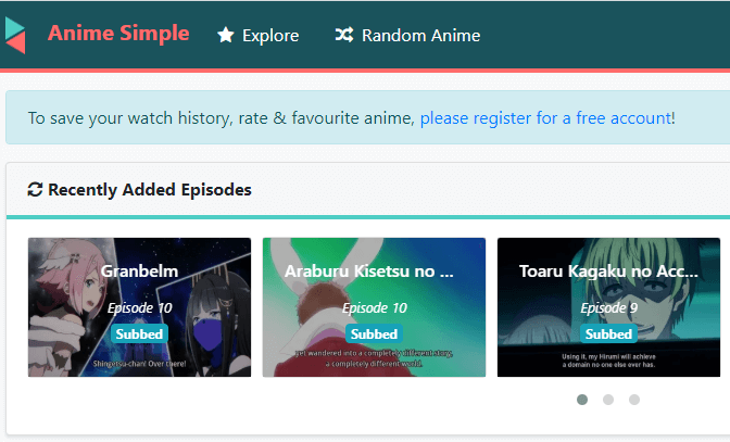 Anime Simple Anime Simple