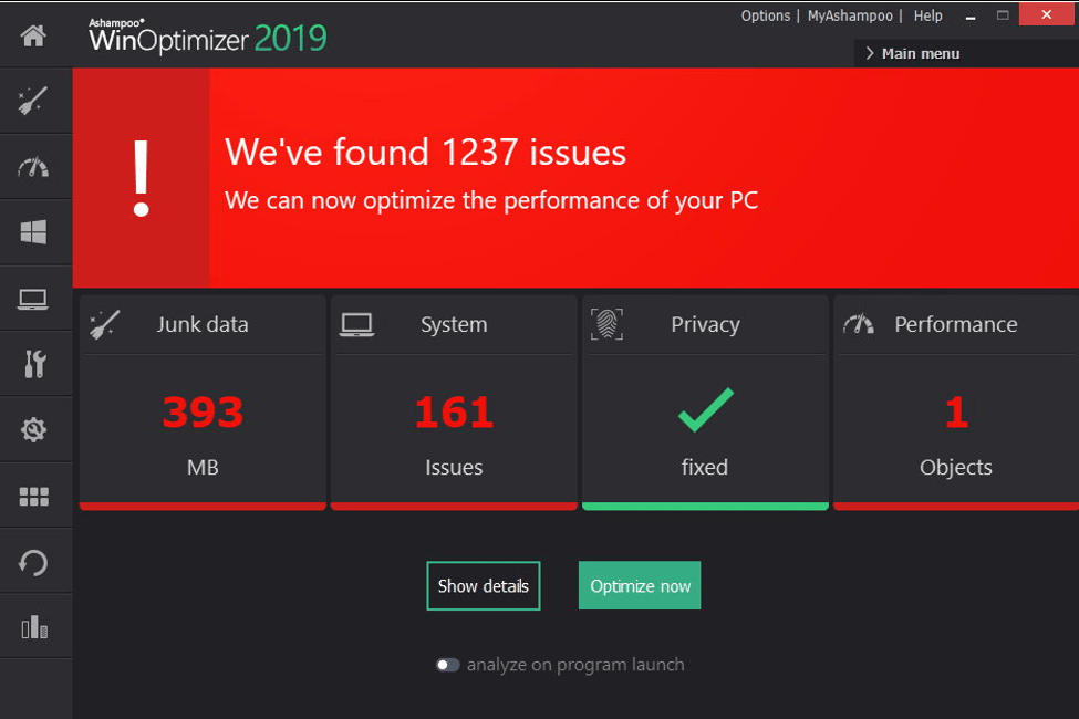 Ashampoo WinOptimizer Ashampoo WinOptimizer
