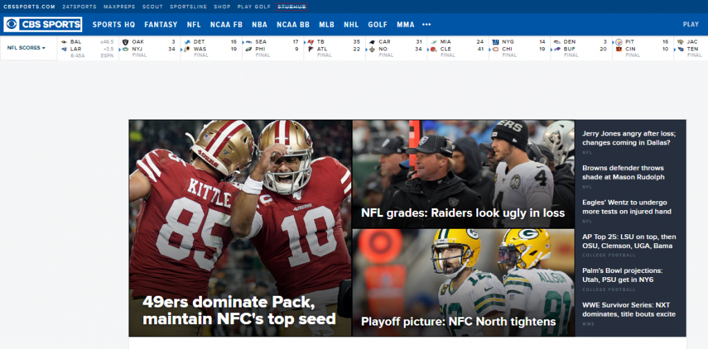 CBS Sports Streaming Sites CBS Sports Streaming Sites