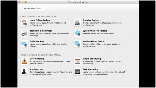 Chronosync - Best Disk Cloning App For Mac 2020