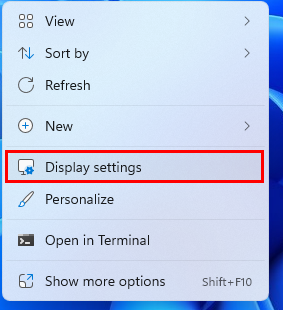 Display Settings