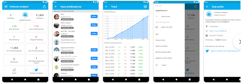 Follower Analyzer Follower Analyzer