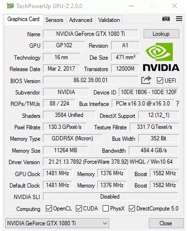 GPU-Z Best Overclocking Software For Windows - GPU-Z