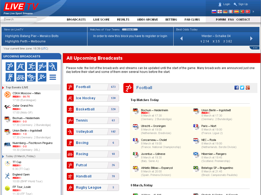 Live TV - Free Sports Streaming Sites Live TV - Free Sports Streaming Sites