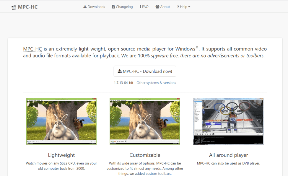 Best Free Media Players For Windows - Media Player Classic