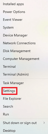 open the Windows Settings in Windows 10