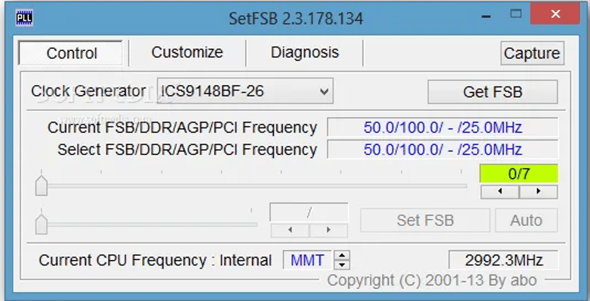 SetFSB SetFSB - overclocking software for GPU and CPU