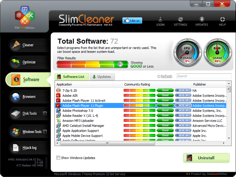 SlimCleaner/Slimware SlimCleaner/Slimware