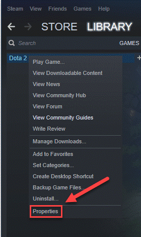 Steam Dota 2 Properties