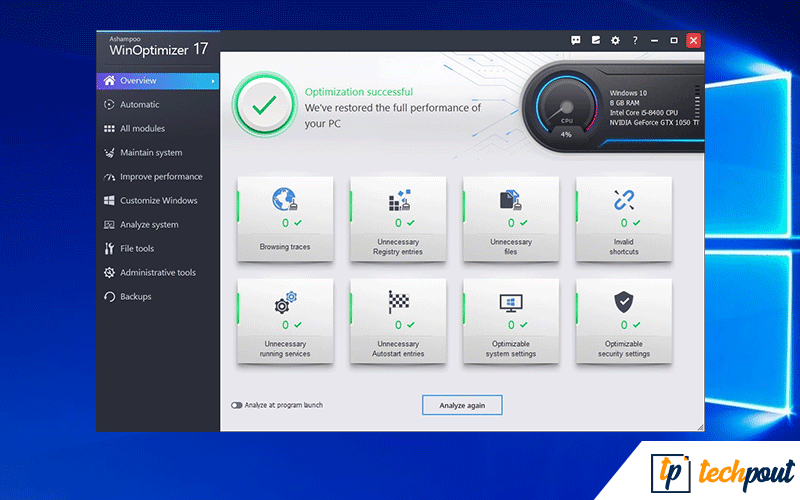 Ashampoo WinOptimizer Ashampoo WinOptimizer