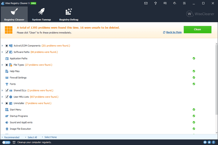 Wise Registry Cleaner