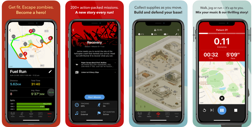 Zombies Run! - Best Running Apps 